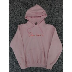 Dean Lewis Official The Hardest Love Pink Hoodie Hearts Sleeve Mens Medium